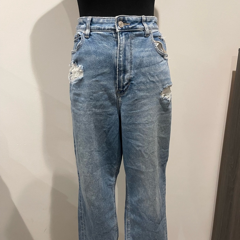 American Eagle Mom straight Jeans 12 Xshort